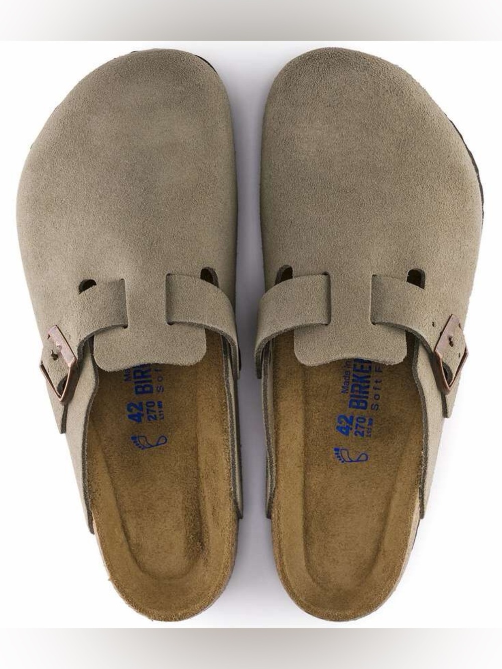 Birkenstock Boston Soft Footbed - Size 38